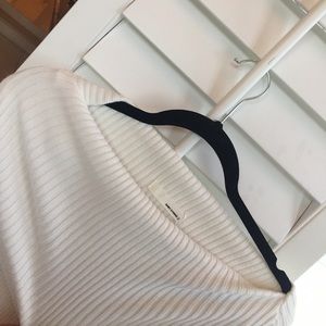 Off shoulder sweater dress